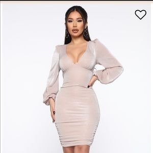 FASHION NOVA Glitter Dress